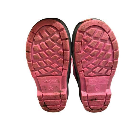 Cat &ā Jack Denver Winter Boots Toddler Girl 11 Snow Boots Pink Waterproof - Picture 5 of 9